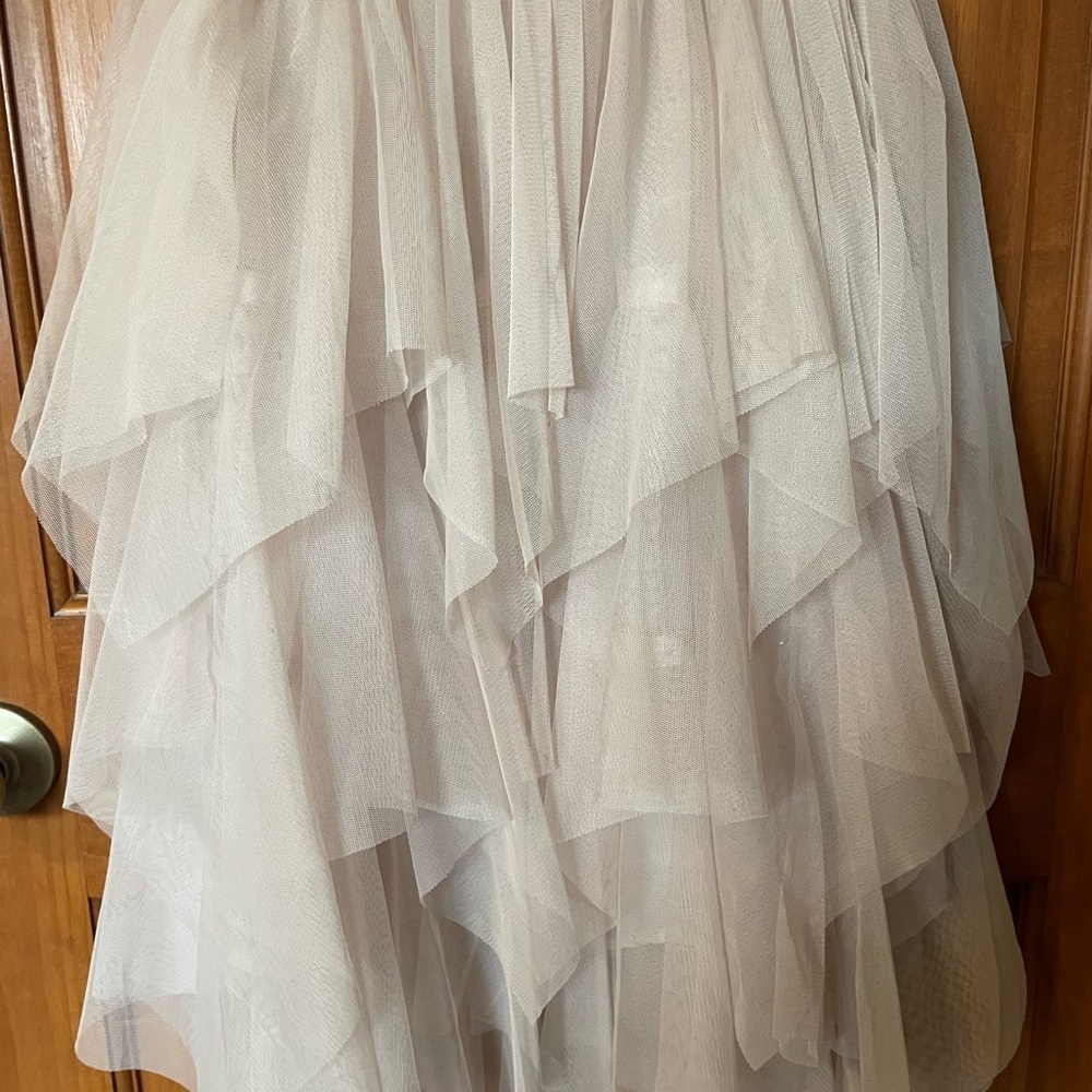 Cream Lace Girls Dress - Picture 3 of 6